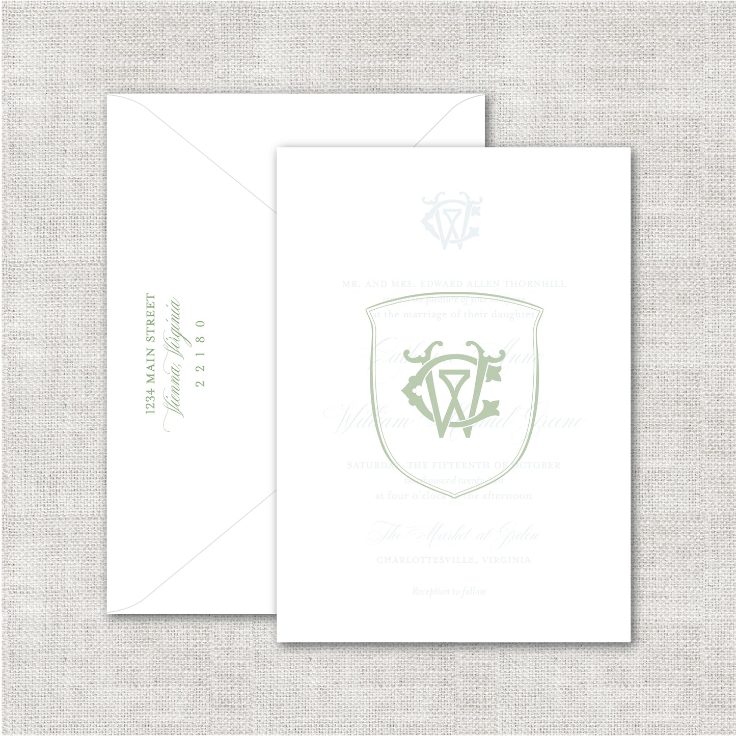 Wedding | Catherine Collection | Vellum Overlay