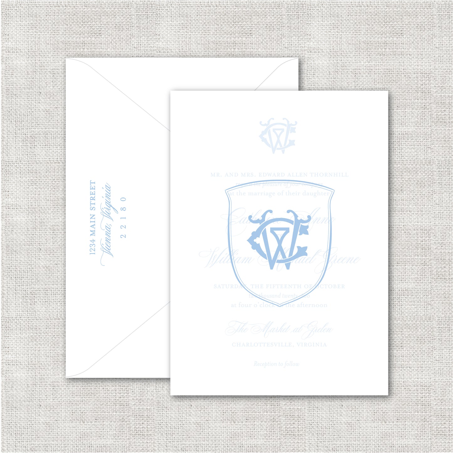 Wedding | Catherine Collection | Vellum Overlay