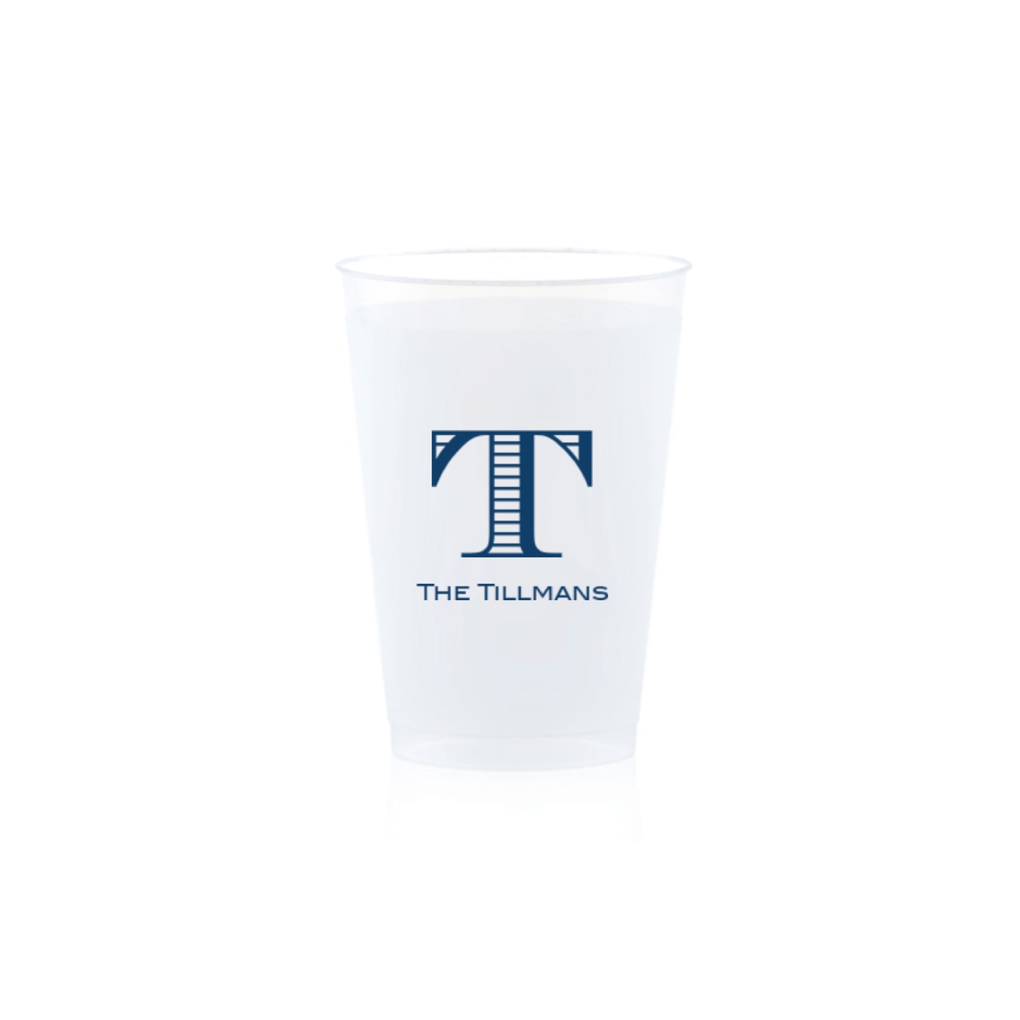 Personalized Cups | Lined Letter