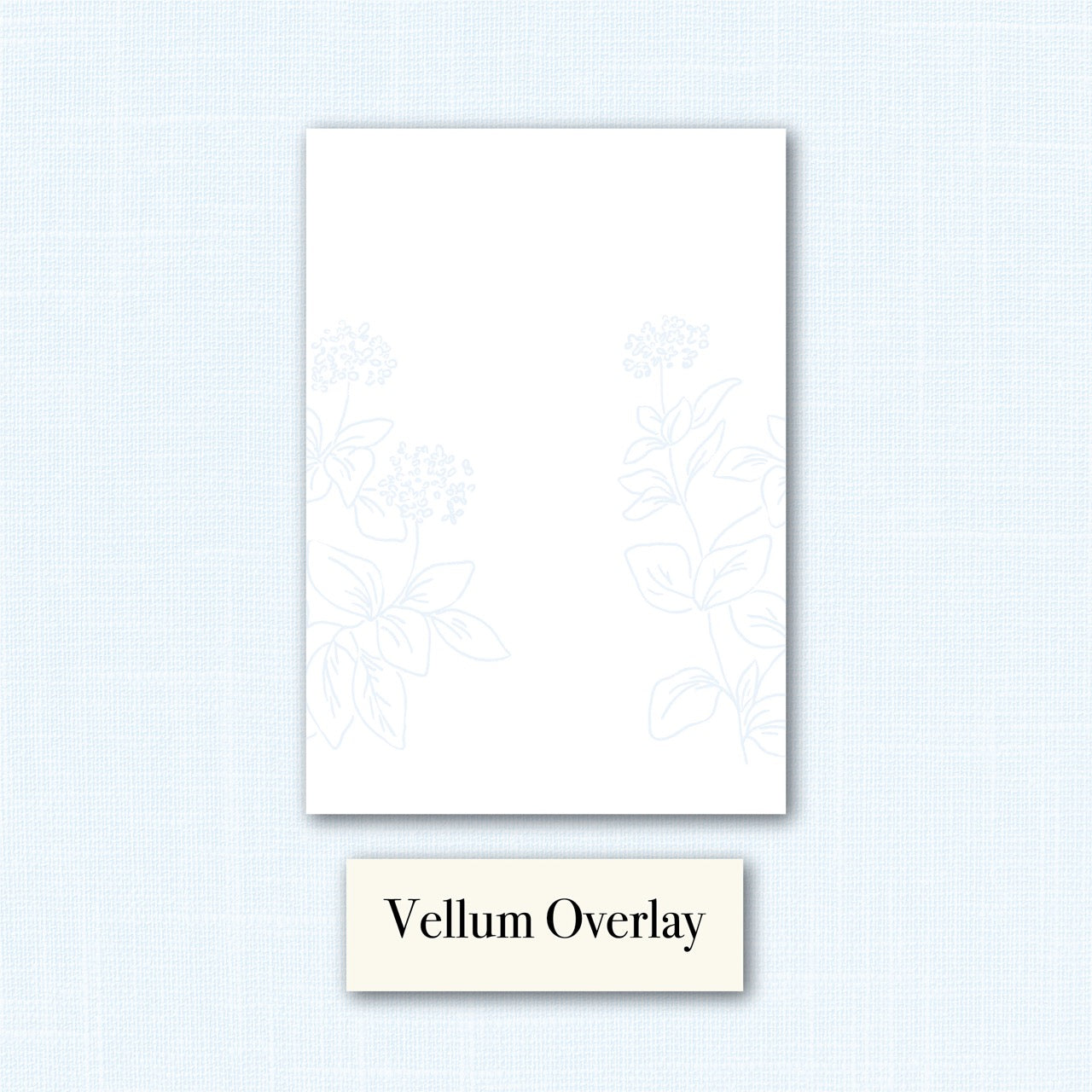 Wedding | Holly Collection | Vellum Overlay