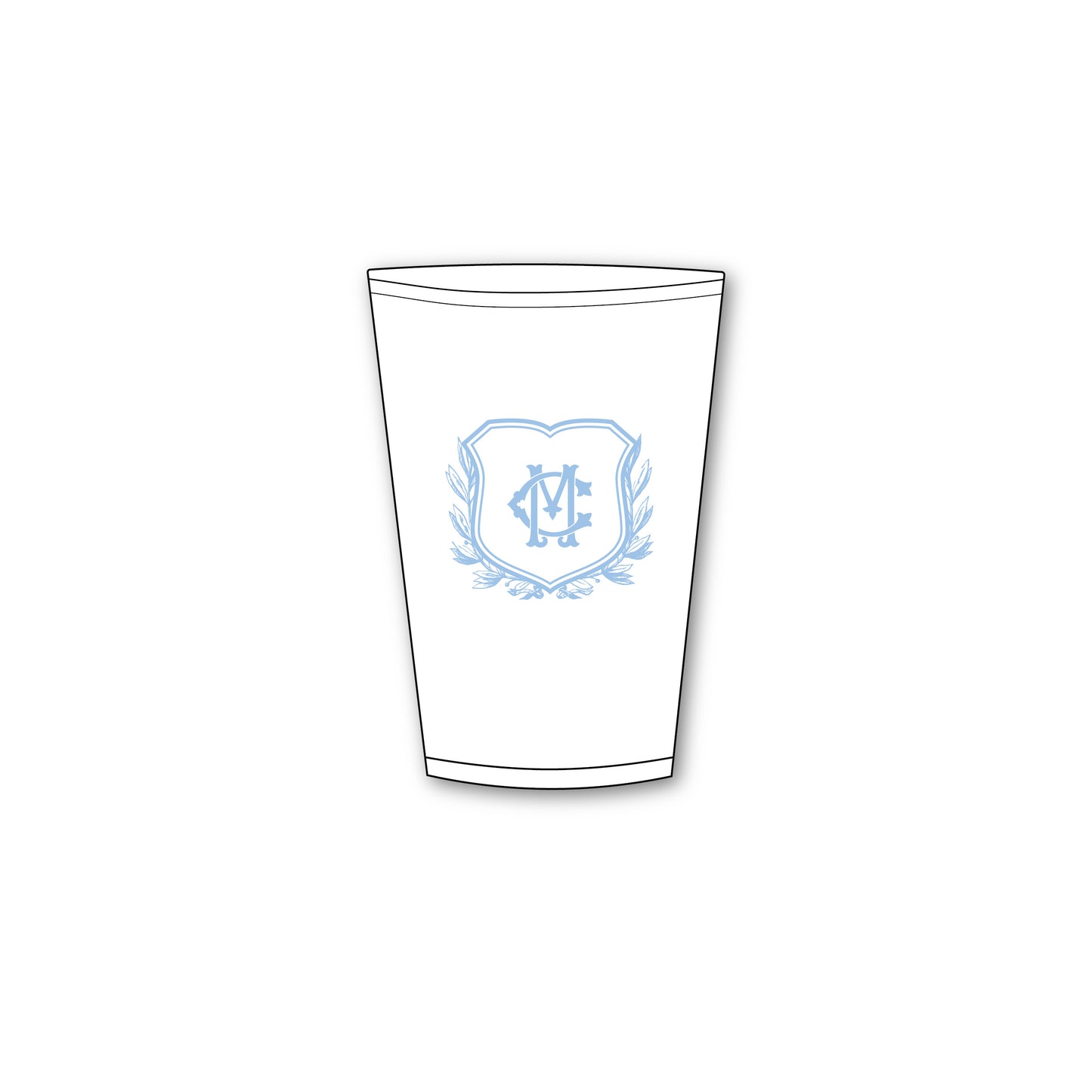 Personalized Cups | Duogram Crest 1