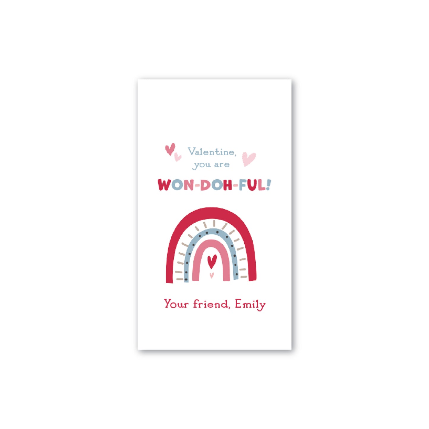 Gift Tag | Valentine | Won-doh-ful Valentine