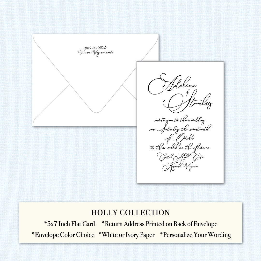 Wedding | Holly Collection | Invitation