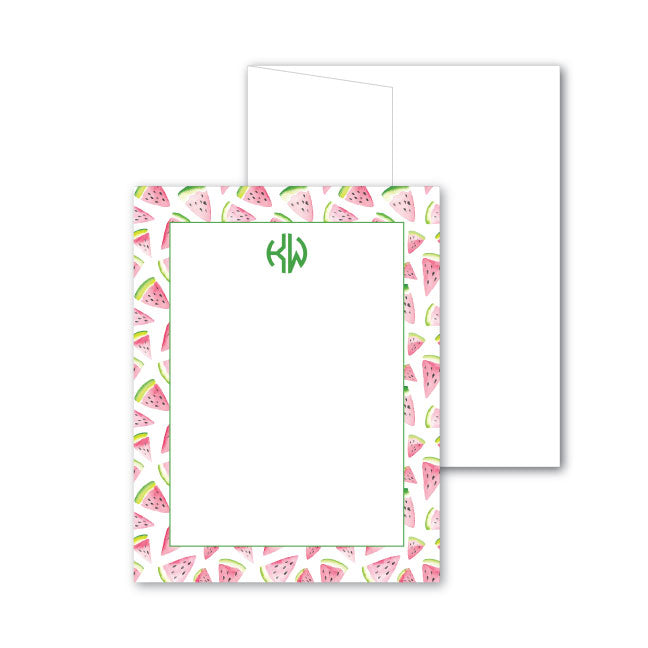 Flat Notecard | Watermelons