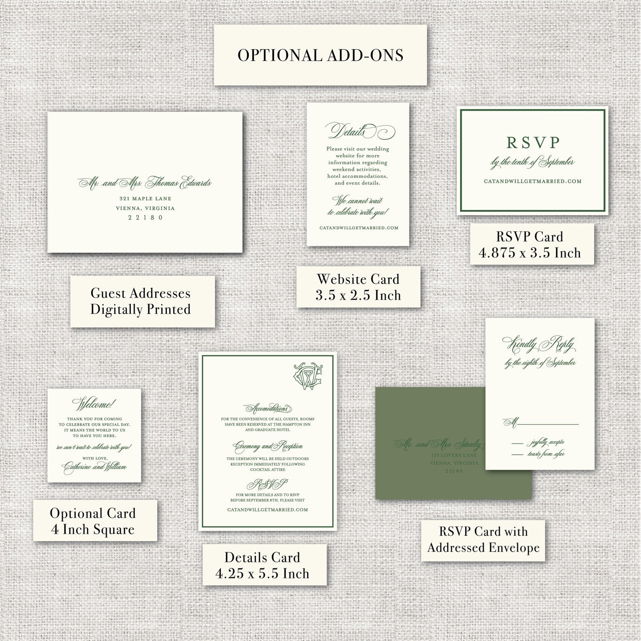 Wedding | Catherine Collection | RSVP Card