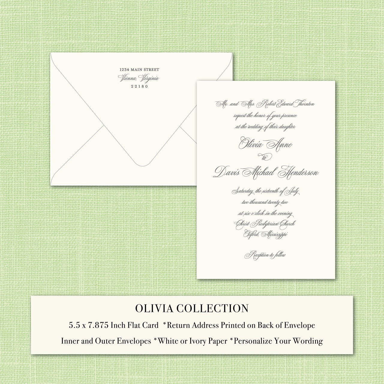 Wedding | Olivia Collection | Invitation