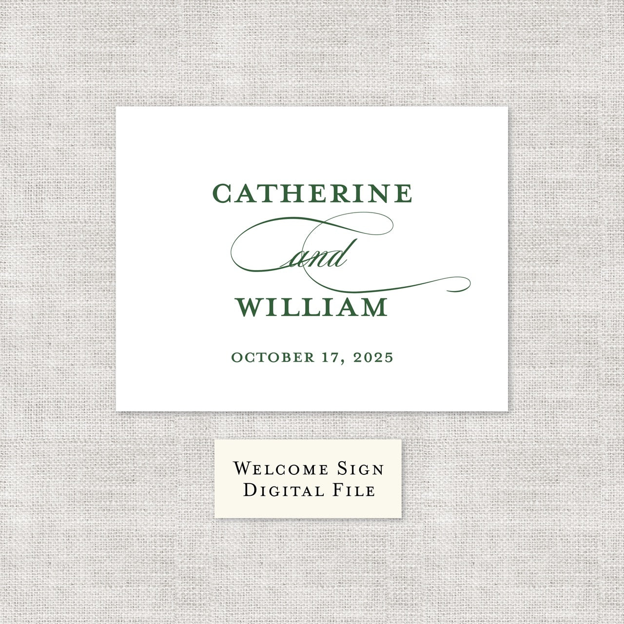 Wedding | Olivia Collection | Welcome Sign (PDF File)