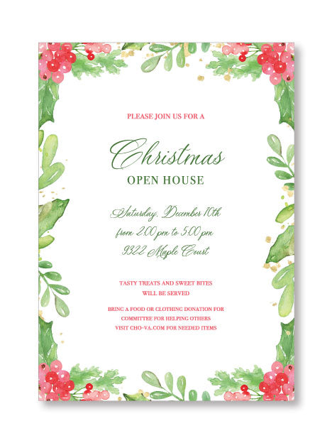 Holiday Invitation | Good Tidings