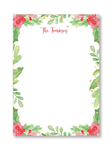 Holiday Notepad | Good Tidings