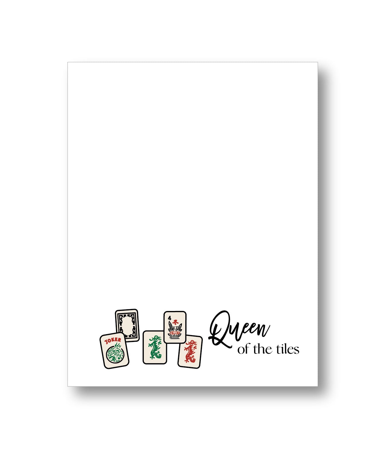 Notepad | Queen of the Tiles