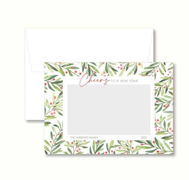 Holiday Photo Card | Berries and Branches