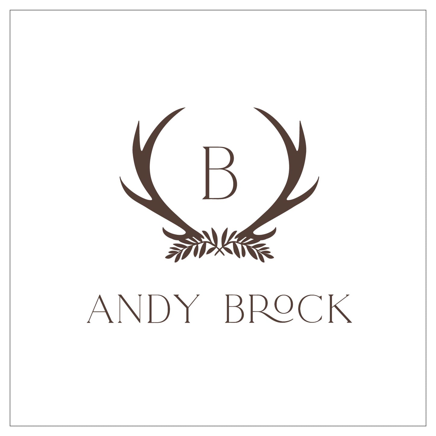 Crest Collection | Flat Notecard | Antler Crest