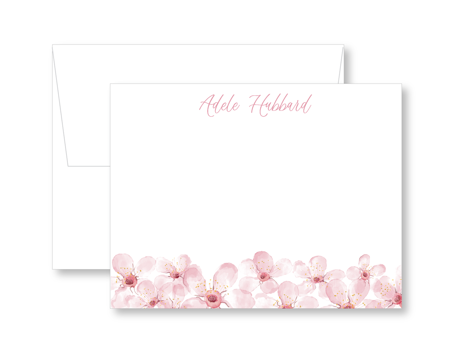 Flat Notecard | Cherry Blossom