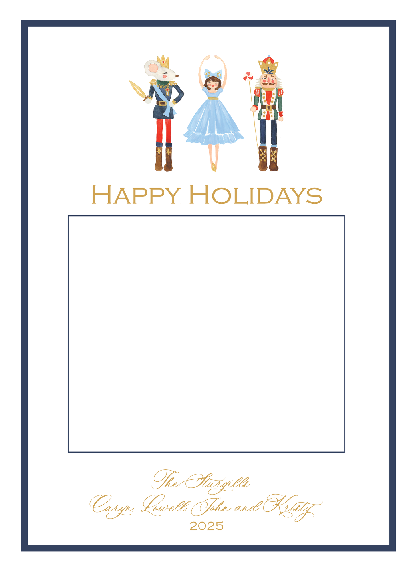 Holiday Photo Card | Nutcracker