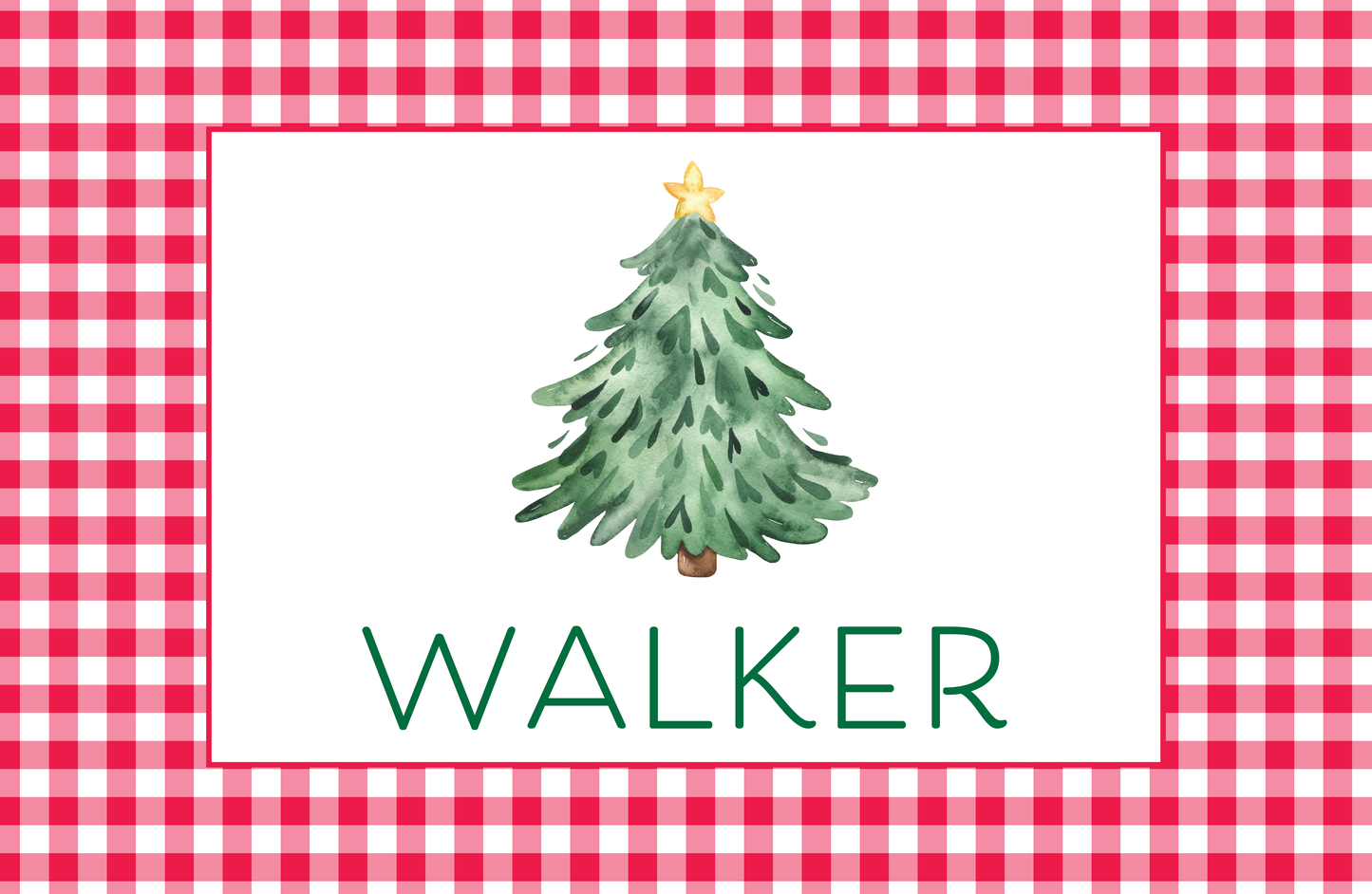 Laminated Placemat | Winter Tree