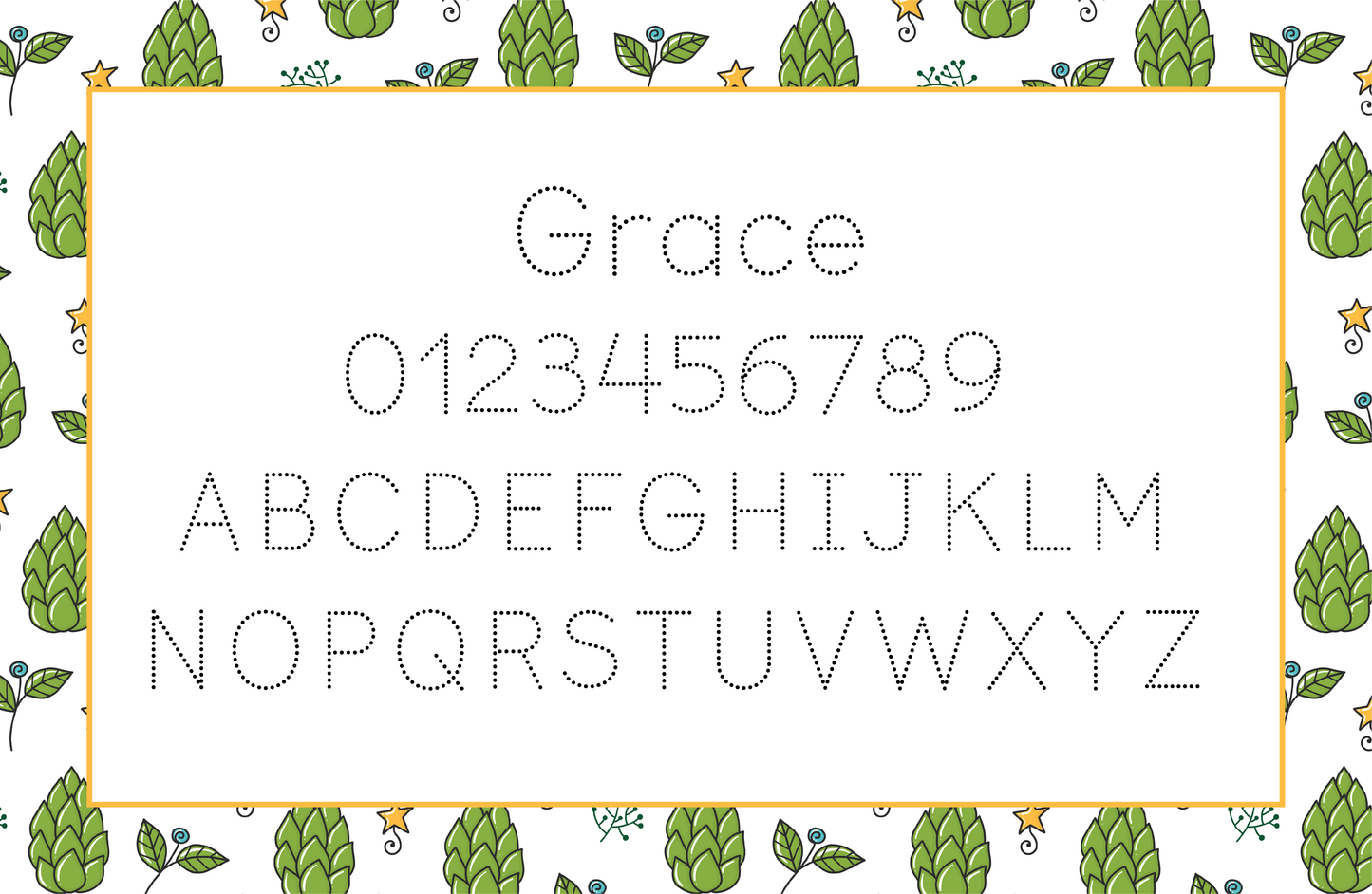 Laminated Placemat | Green Pinecone