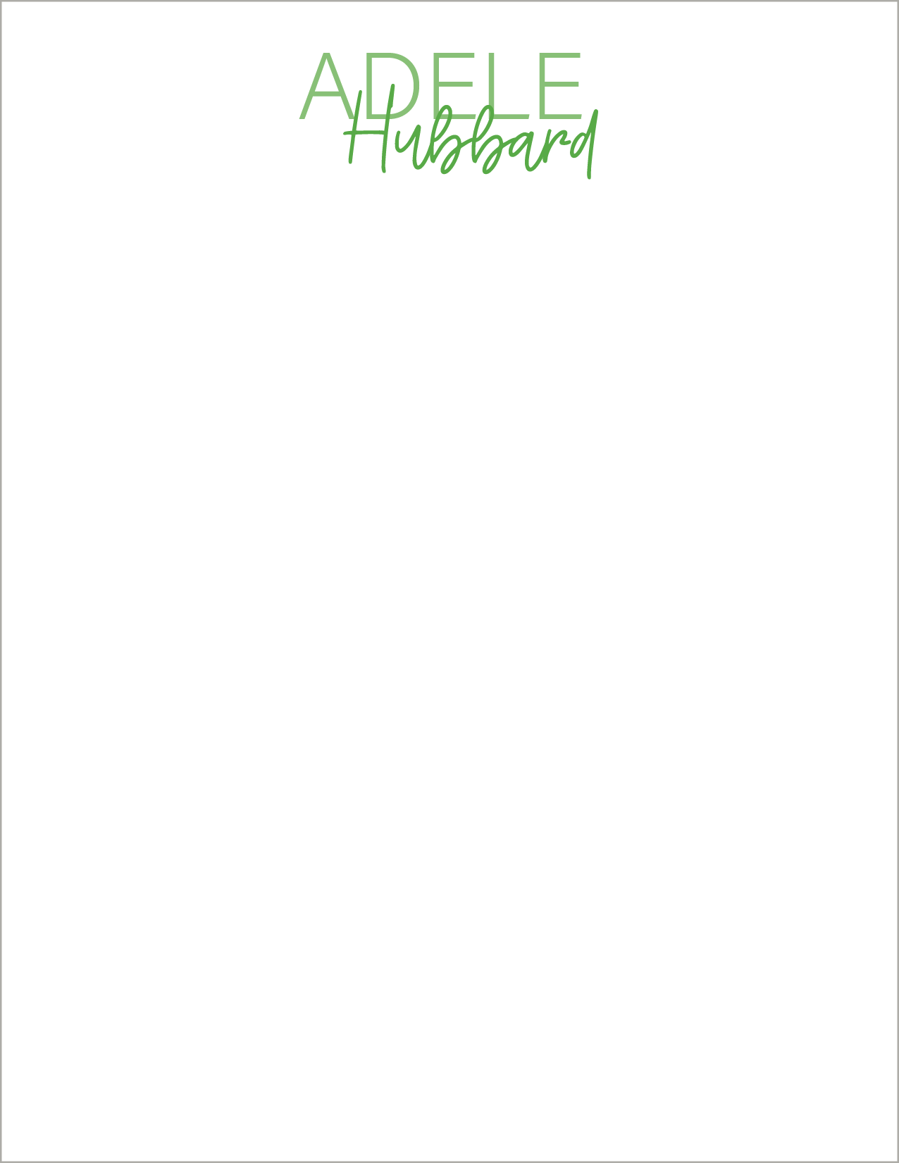 Notepad | Font Pair N010