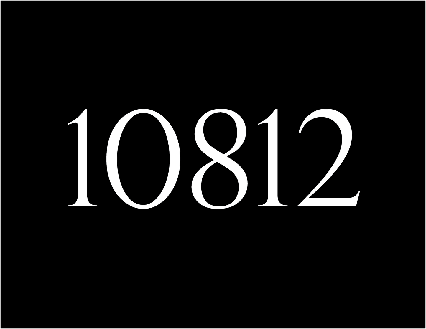 Mailbox Numbers - Classic