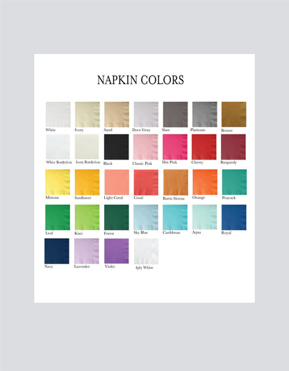 Personalized Napkins    |    Canasta
