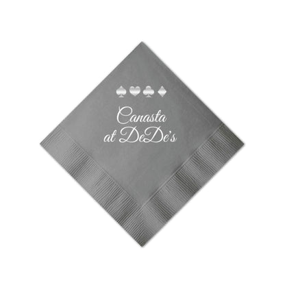 Personalized Napkins    |    Canasta