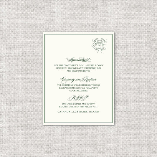 Wedding   |    Catherine Collection    |    Details Card