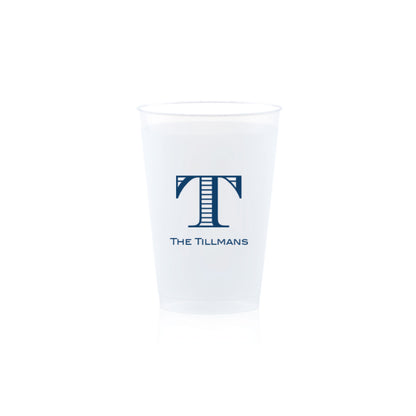Personalized Cups   |   Lined Letter