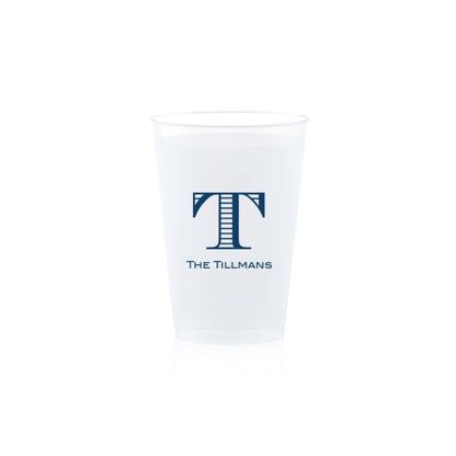 Personalized Cups   |   Lined Letter