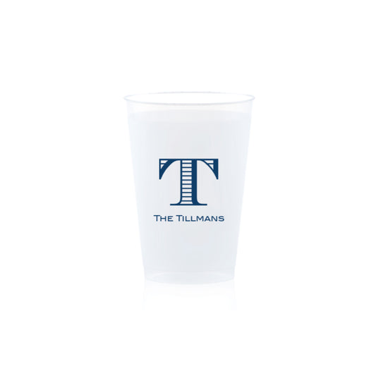 Personalized Cups   |   Lined Letter
