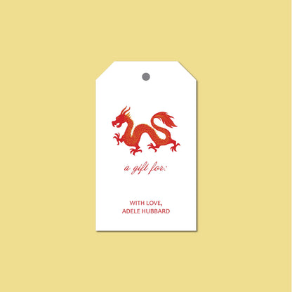 Gift Tag   |   Red Dragon