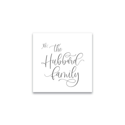 Gift Tag   |    Signature   |    Love From