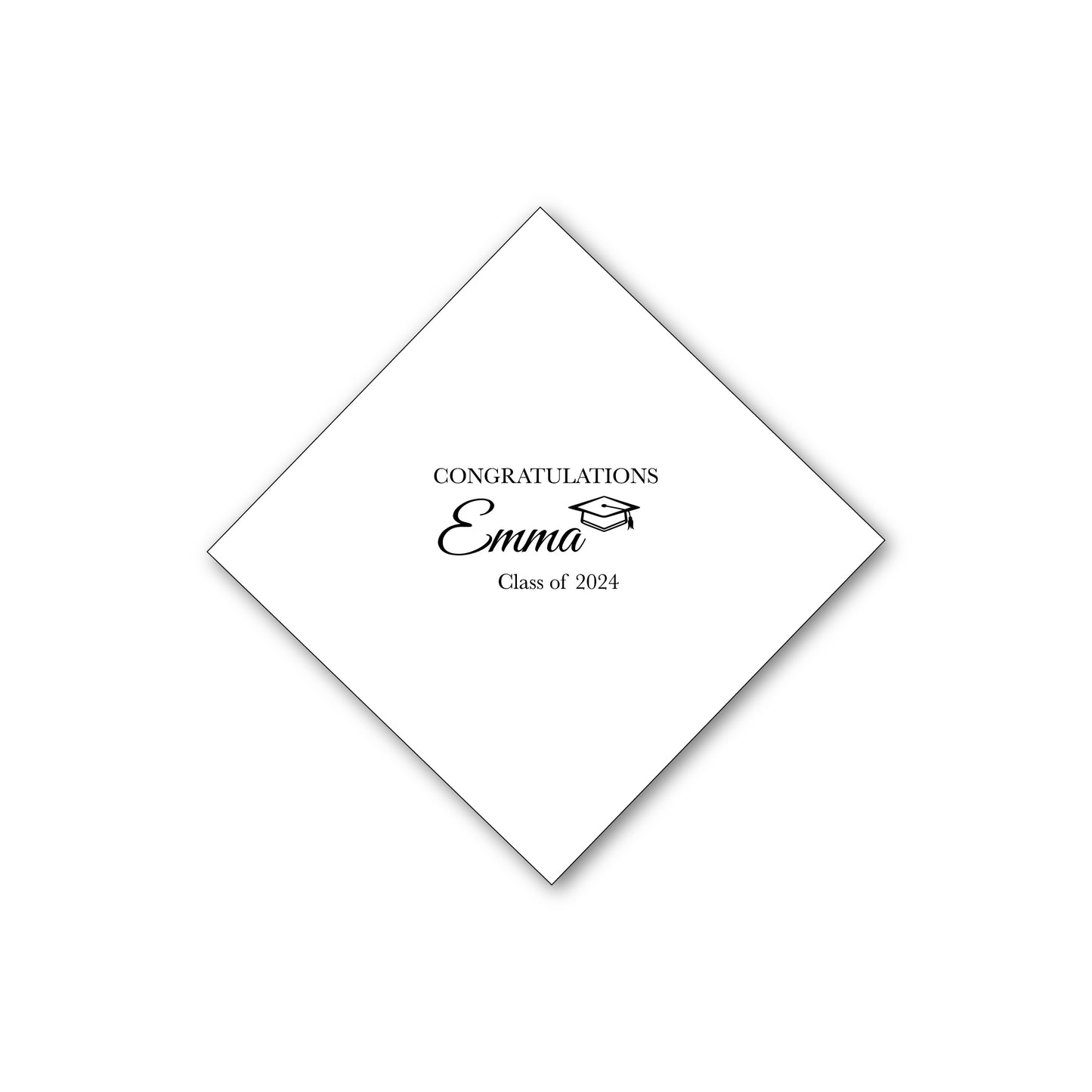 Personalized Napkins    |    Graduation 1