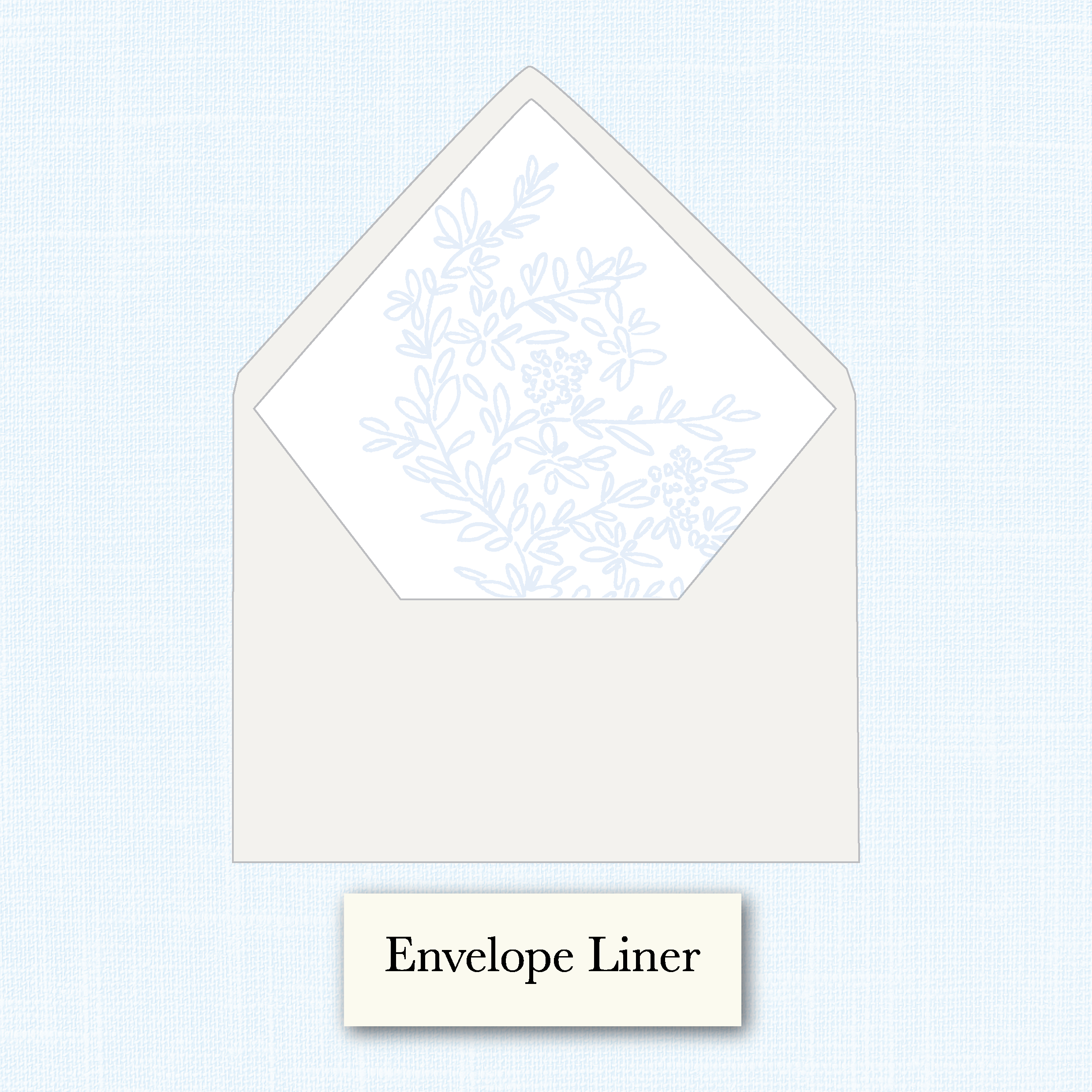 Envelope Liners for 5x7 Inch Flat Card Invitations | EURO Flap Envelopes |  Add-On