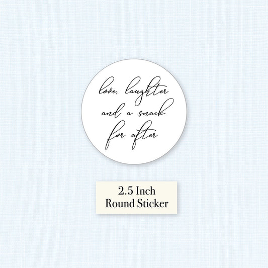 Wedding   |    Holly Collection    |    2.5 Inch Round Sticker