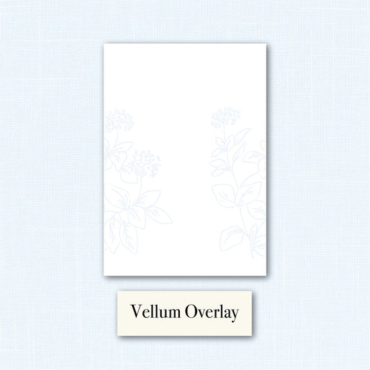 Wedding   |    Holly Collection    |    Vellum Overlay