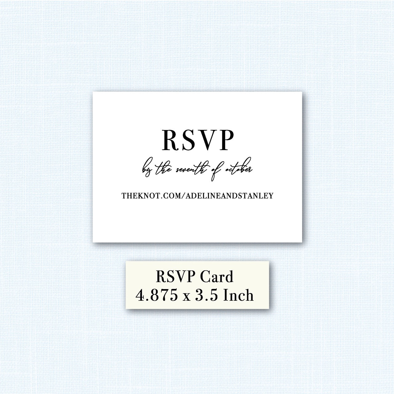 Wedding   |    Holly Collection    |    RSVP Card