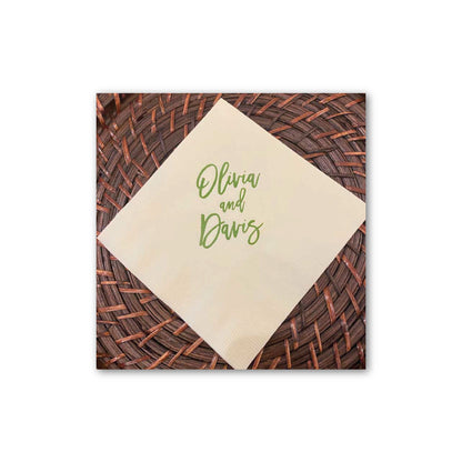 Personalized Napkins     |     Wedding 3