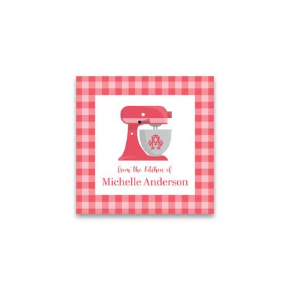 Gift Tag   |    From the Kitchen - Red Gingham