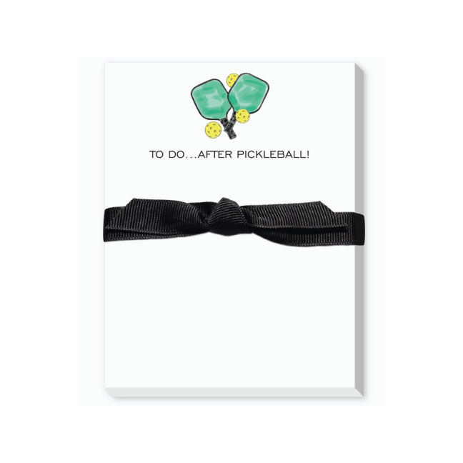 Notepad   |   To Do....After Pickleball