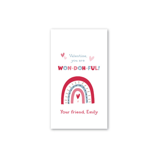 Gift Tag     |     Valentine    |    Won-doh-ful Valentine