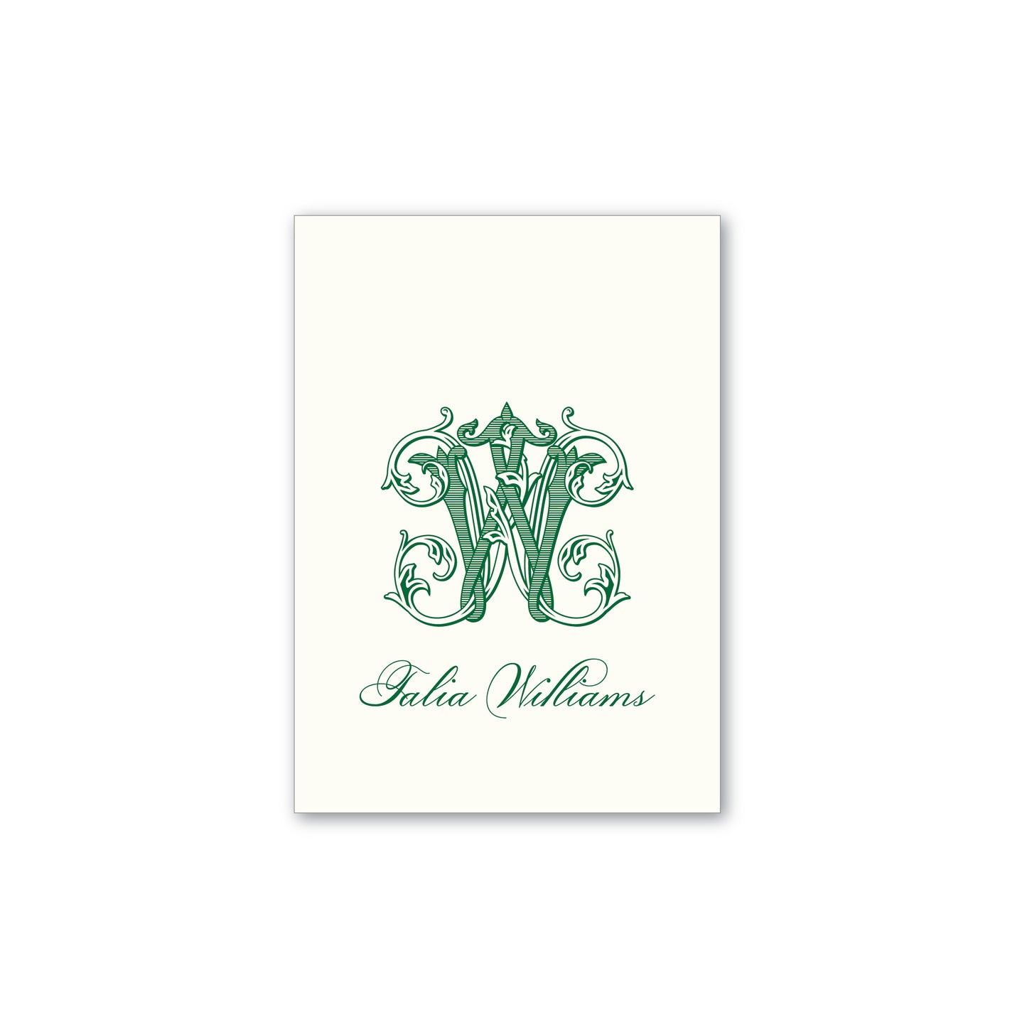 Gift Tag  |  Signature Vintage Initial