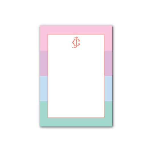 Personalized Notepad   |   Colorblock (Pastels)