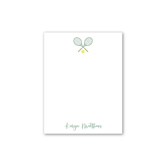 Personalized Notepad   |   Tennis Chic