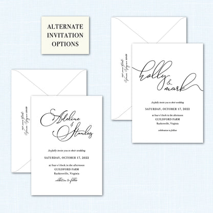 Wedding   |   Holly Collection    |   Invitation