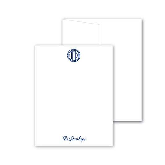 Flat Notecard   |   Initial Medallion