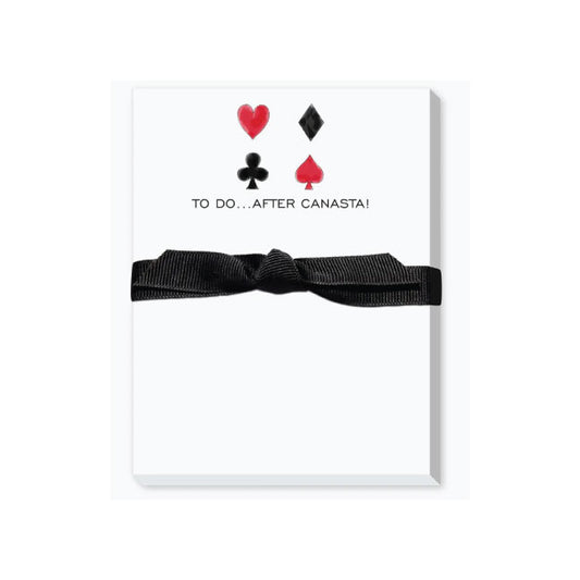 Notepad   |   To Do After Canasta