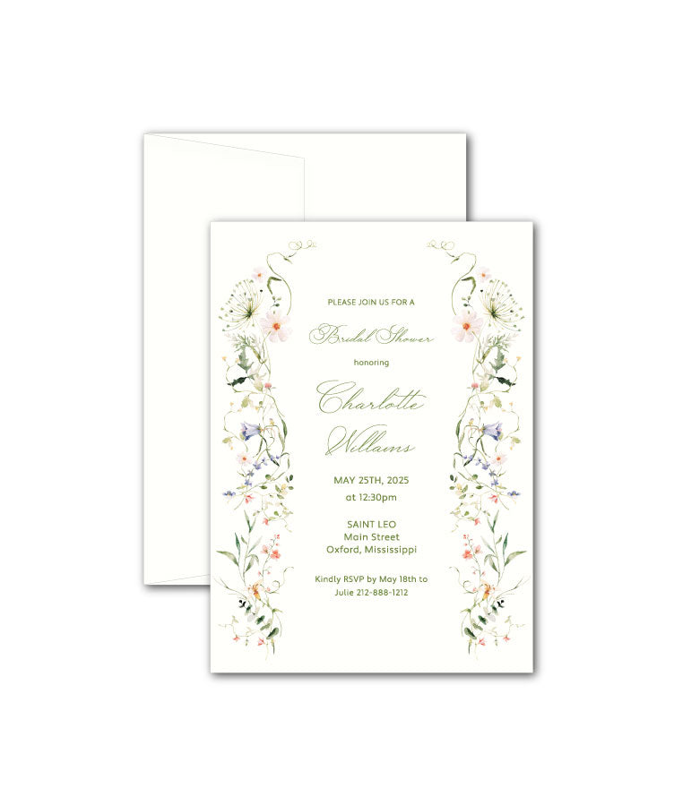 Wedding   |    Bridal Shower   |    Wildflower II