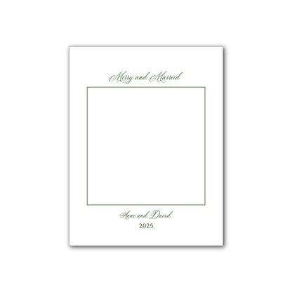 Small Holiday Card   |   Gold Ribbon Wreath