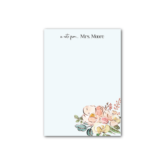 Personalized Notepad   |   Blue Spring