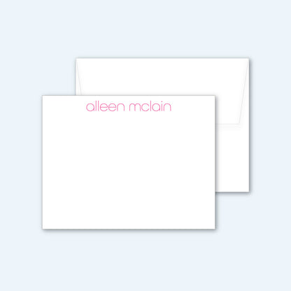 Flat Notecard - Bright Names