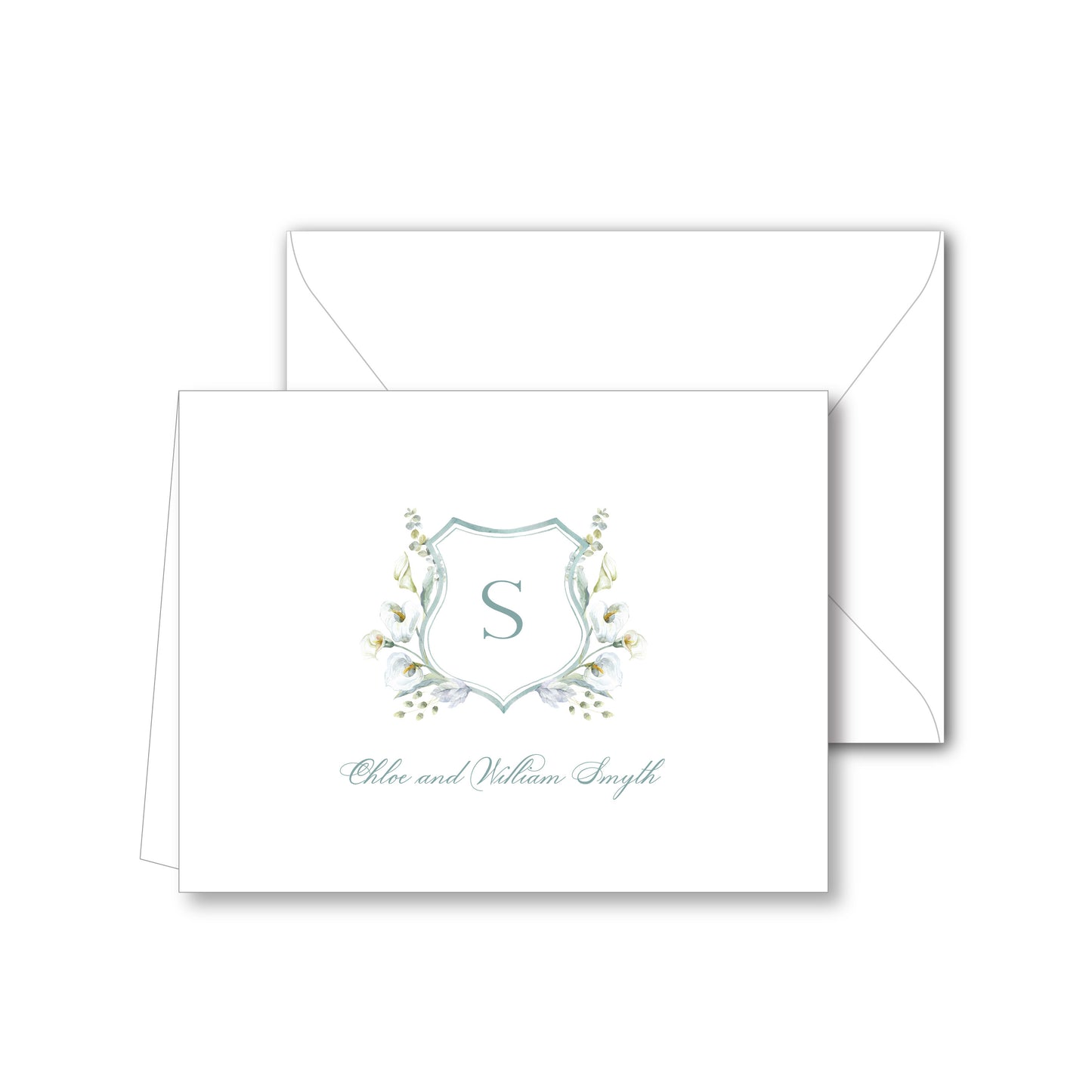 Folded Note   |   Crest Collection   |  Calla Lily